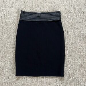 NWT Robert Rodriquez Black High Waisted Pencil Skirt Size 2